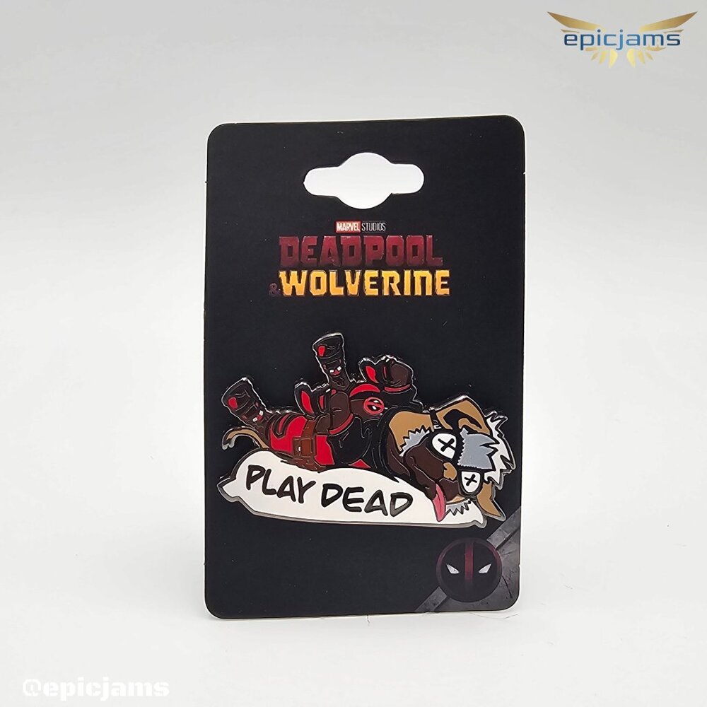 Marvel Deadpool & Wolverine Dogpool Play Dead Ena… - image 1